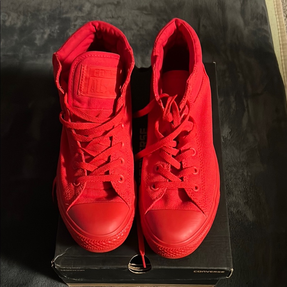 Converse All Star Red High-Top Sneakers